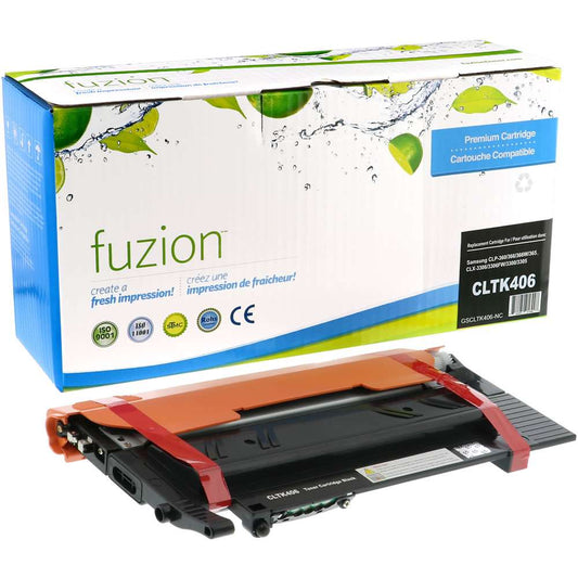 Samsung 406 CLT-K406S Compatible Toner Cartridge - Black - Fuzion