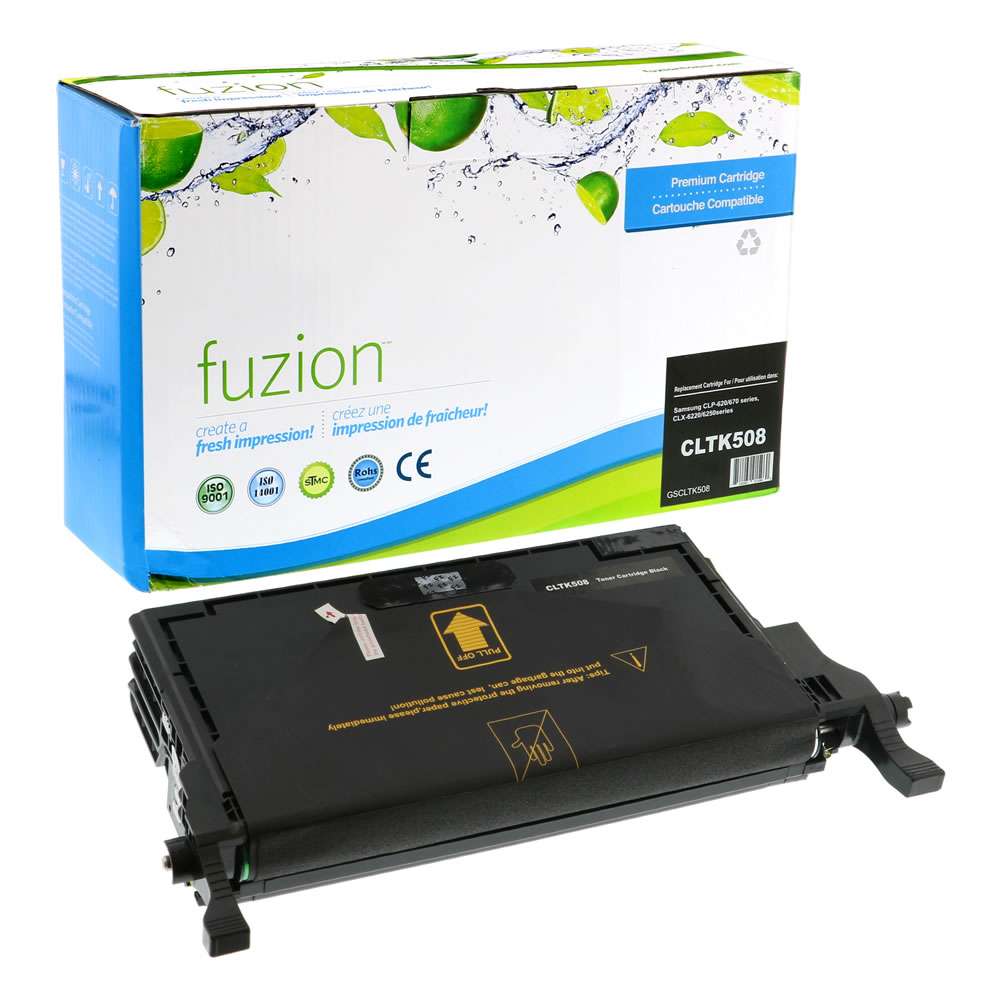 Samsung 508 CLT-K508L Remanufactured Toner Cartridge High Yield - Black - Fuzion