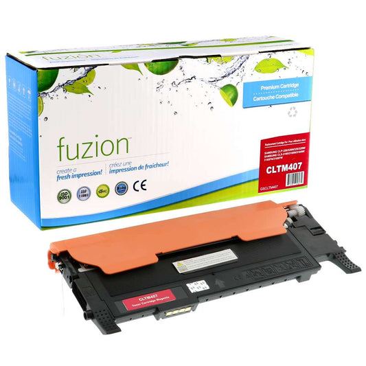 Samsung 407 CLT-M407S Remanufactured Toner Cartridge - Magenta - Fuzion