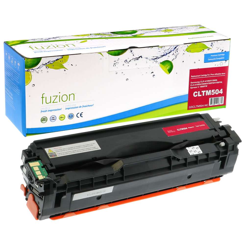Samsung 504 CLT-M504S Compatible Toner Cartridge - Magenta - Fuzion
