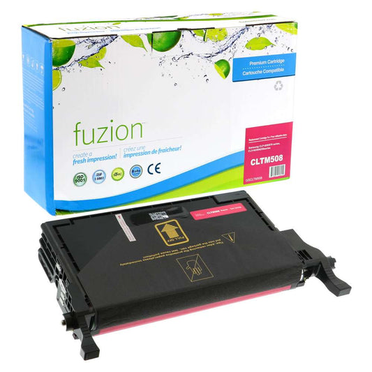 Samsung 508 CLT-M508L Remanufactured Toner Cartridge High Yield - Magenta - Fuzion