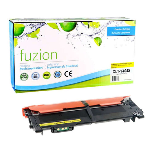 Samsung 404 CLT-Y404S Compatible Toner Cartridge - Yellow - Fuzion
