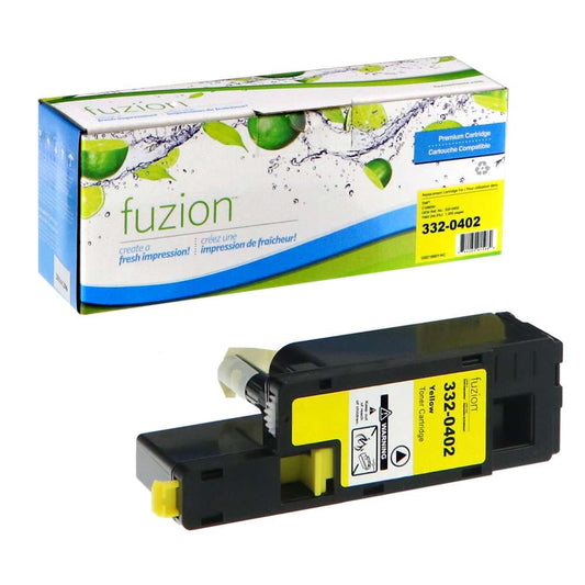 Dell 332-0402 Compatible Toner Cartridge - Yellow - Fuzion