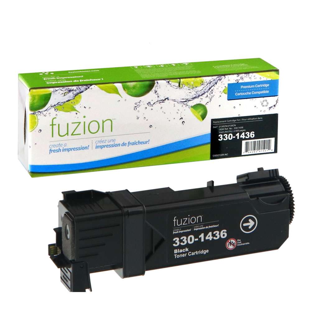 Dell 330-1389 Compatible Toner Cartridge - Black - Fuzion
