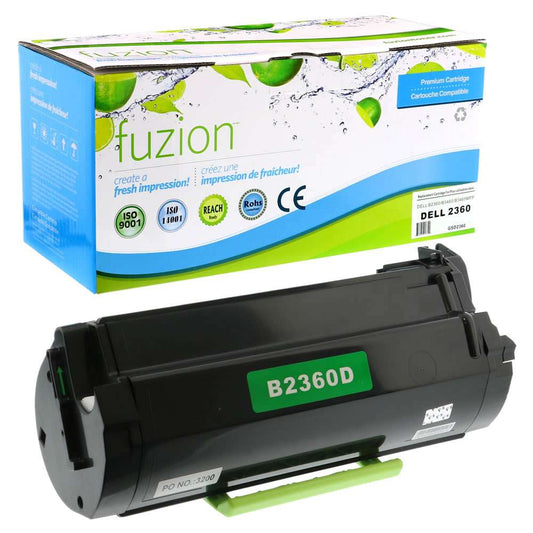 Dell 331-9805 Remanufactured Toner Cartridge - Black - Fuzion