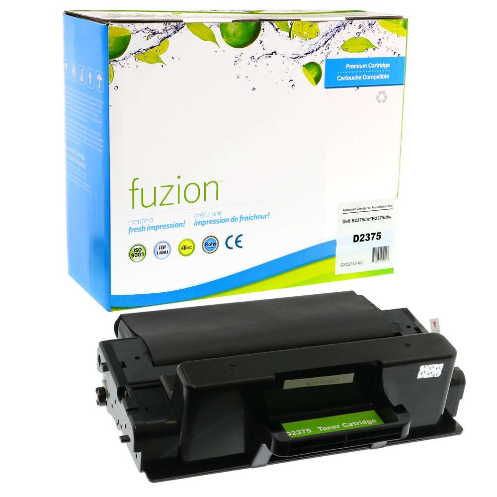 Dell 593-BBBJ Compatible Toner Cartridge - Black - Fuzion