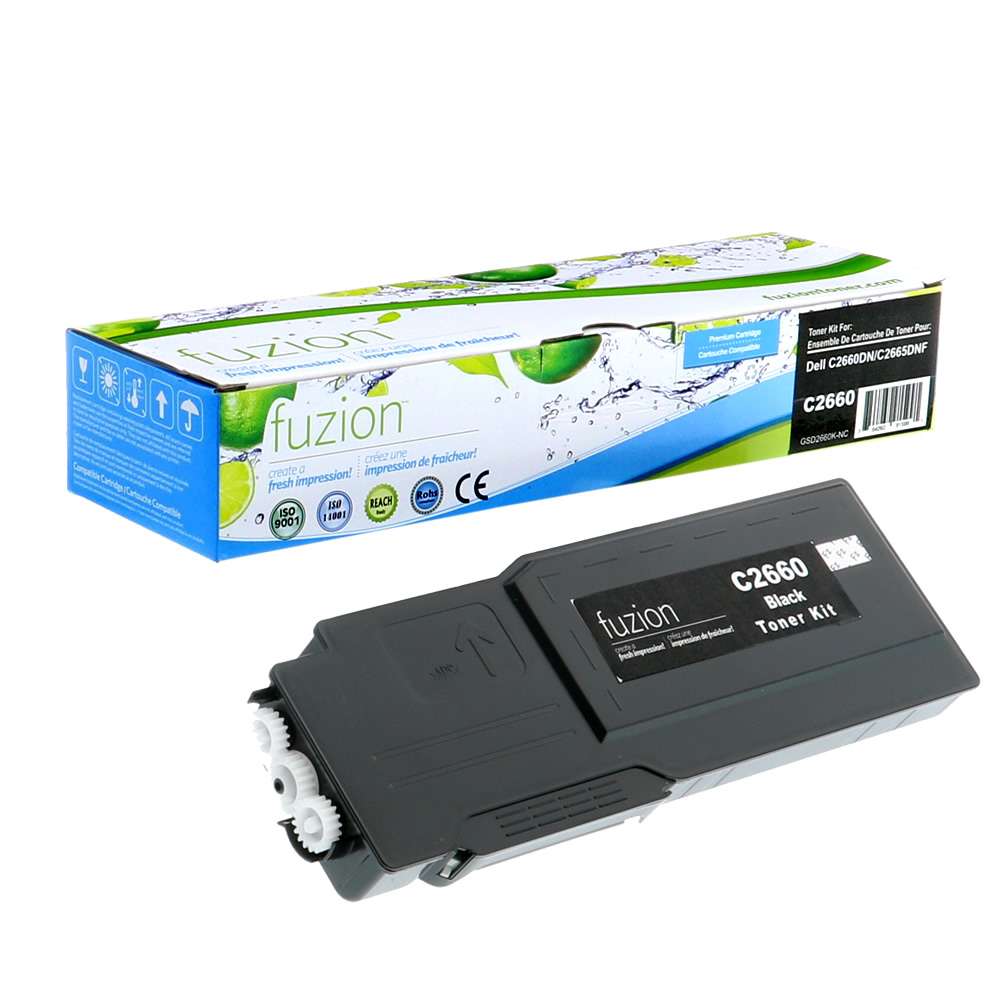 Dell 593-BBBU Compatible Toner Cartridge - Black - Fuzion