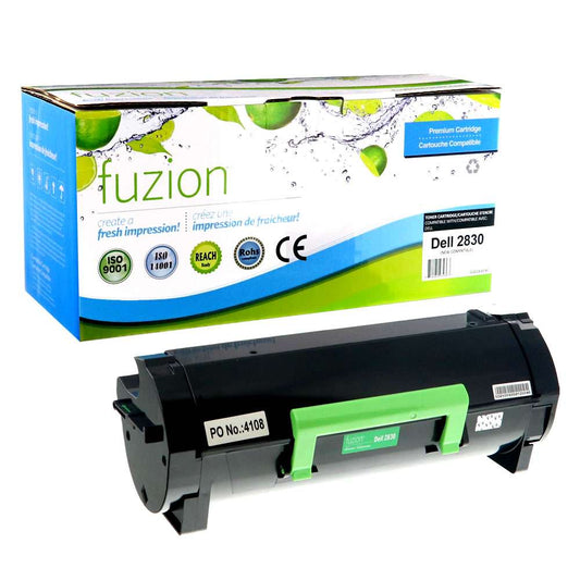 Dell 593-BBYP Compatible Toner Cartridge - Black - Fuzion