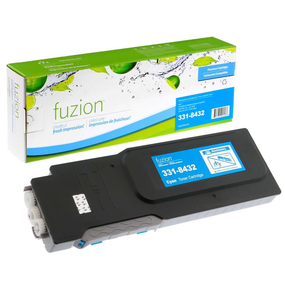 Dell 331-8432 Compatible Toner Cartridge - Cyan - Fuzion