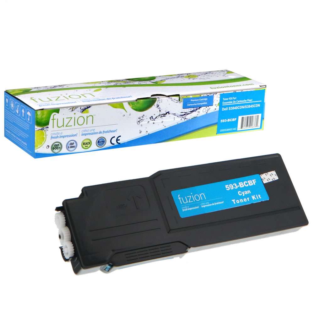 Dell 593-BCBF Compatible Toner Cartridge - Cyan - Fuzion
