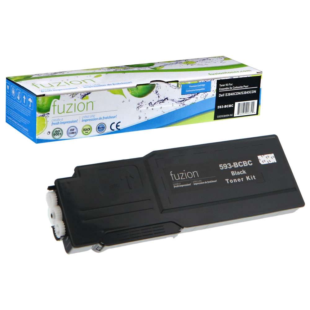 Dell 593-BCBC Compatible Toner Cartridge - Black - Fuzion