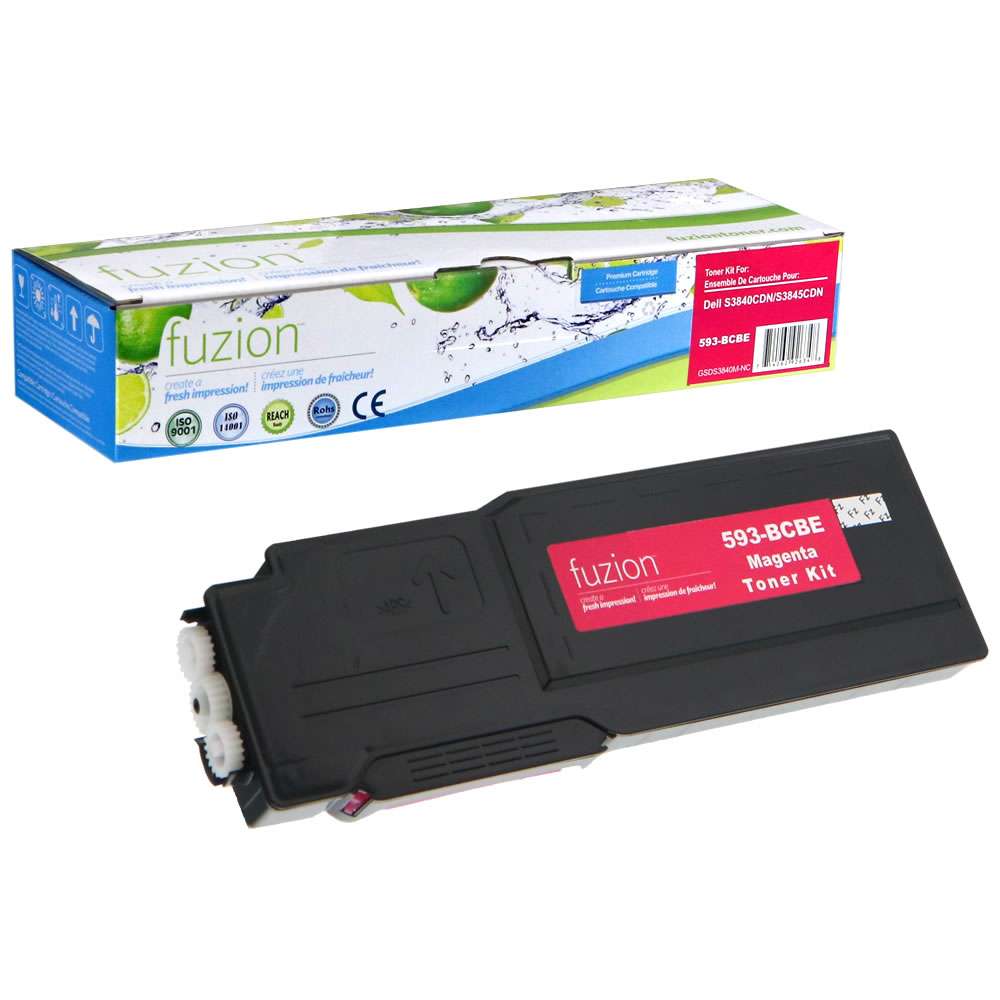 Dell 593-BCBE Compatible Toner Cartridge - Magenta - Fuzion