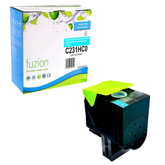 Lexmark C231HC0 Compatible Toner Cartridge High Yield Cyan