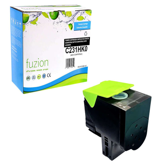 Lexmark C231HK0 Compatible Toner Cartridge High Yield Black