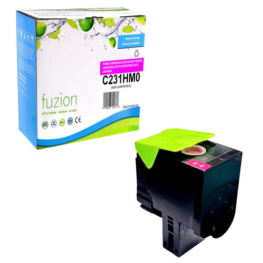 Lexmark C231HM0 Compatible Toner Cartridge High Yield Magenta
