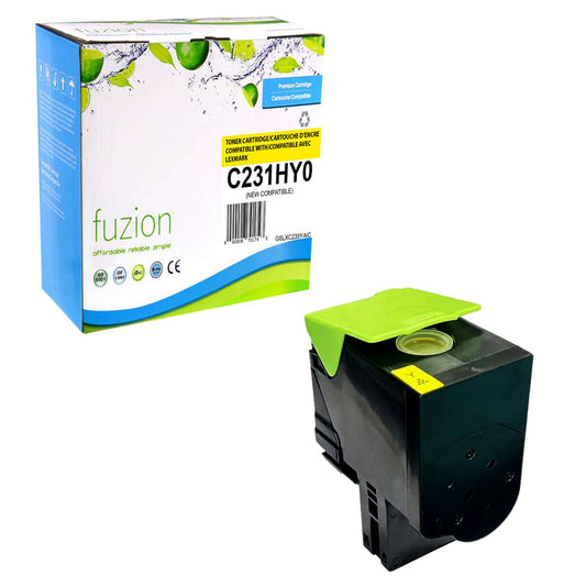 Lexmark C231High Yield0 Compatible Toner Cartridge High Yield Yellow