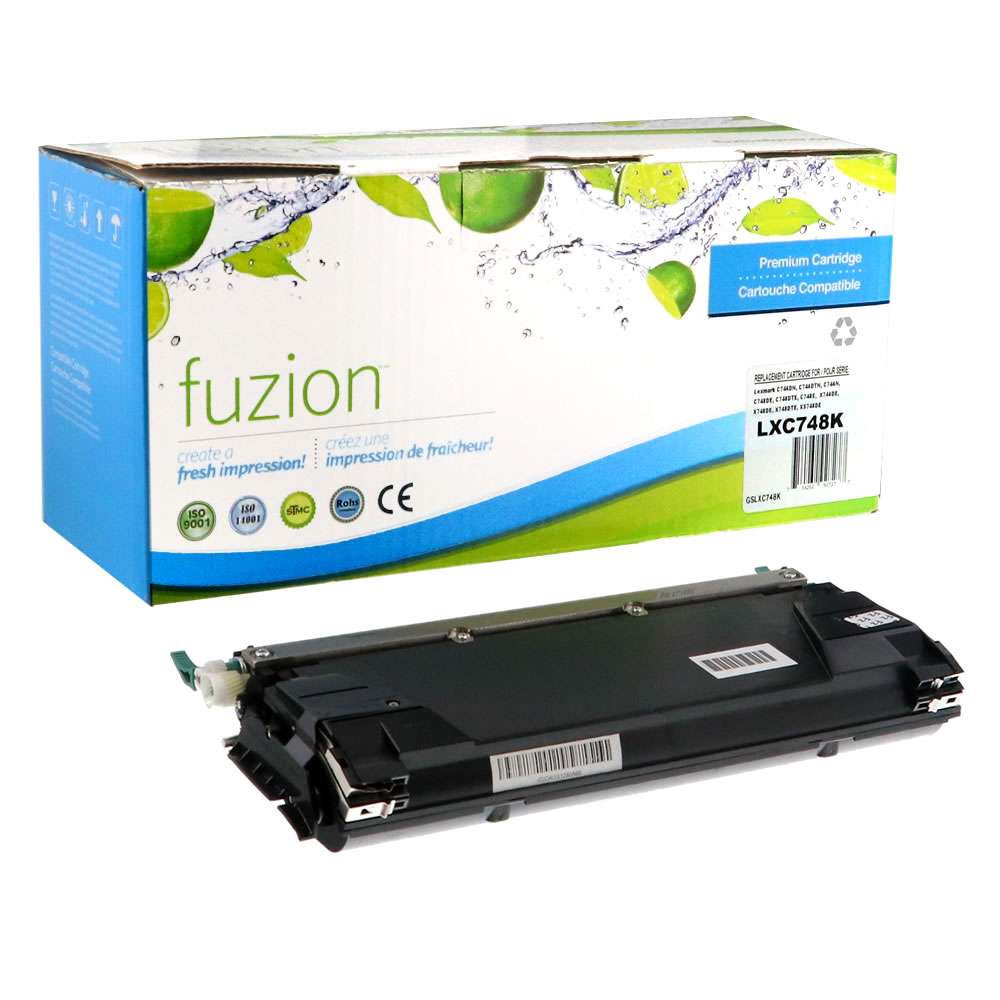 Lexmark C746H1KG Remanufactured Toner Cartridge High Yield - Black - Fuzion