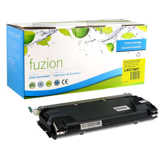 Lexmark C748H1YG Remanufactured Toner Cartridge High Yield Yellow