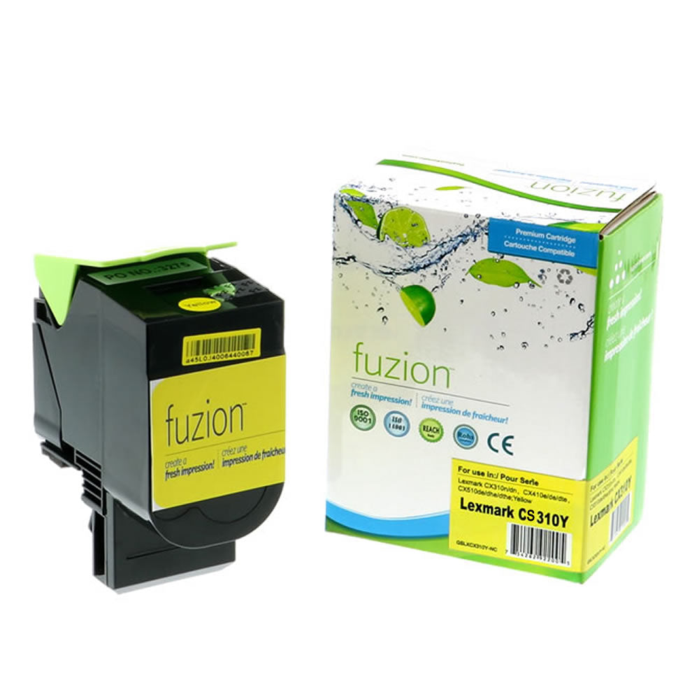 Lexmark 70C1HY0 Compatible Toner Cartridge High Yield - Yellow - Fuzion