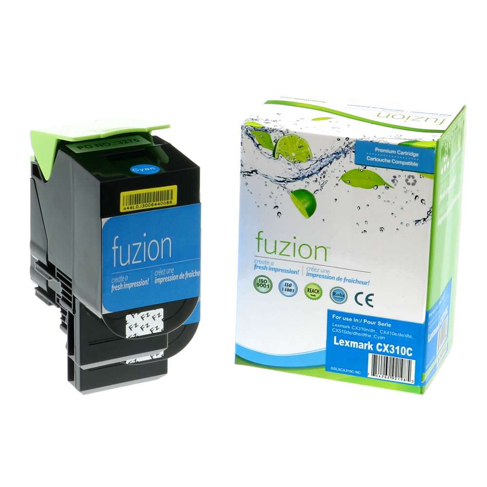 Lexmark 80C1SC0 Compatible Toner Cartridge - Cyan - Fuzion