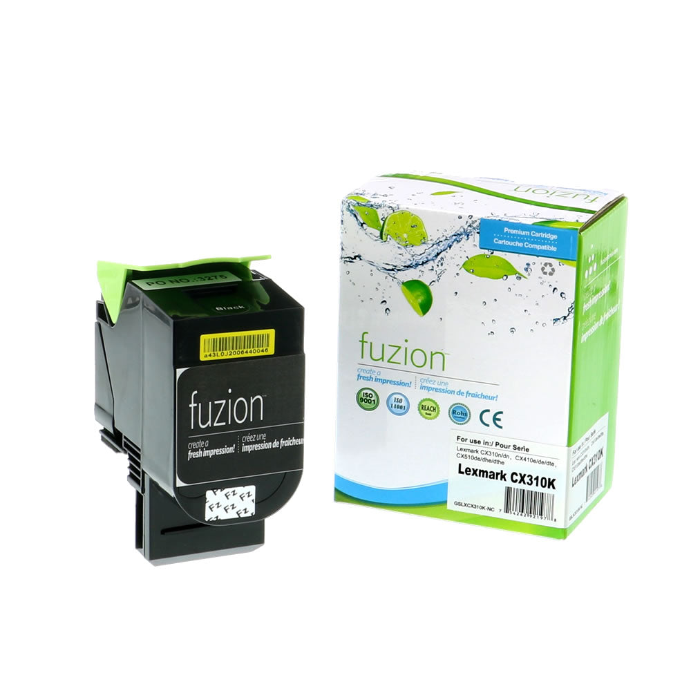 Lexmark 80C1SK0 Compatible Toner Cartridge - Black - Fuzion