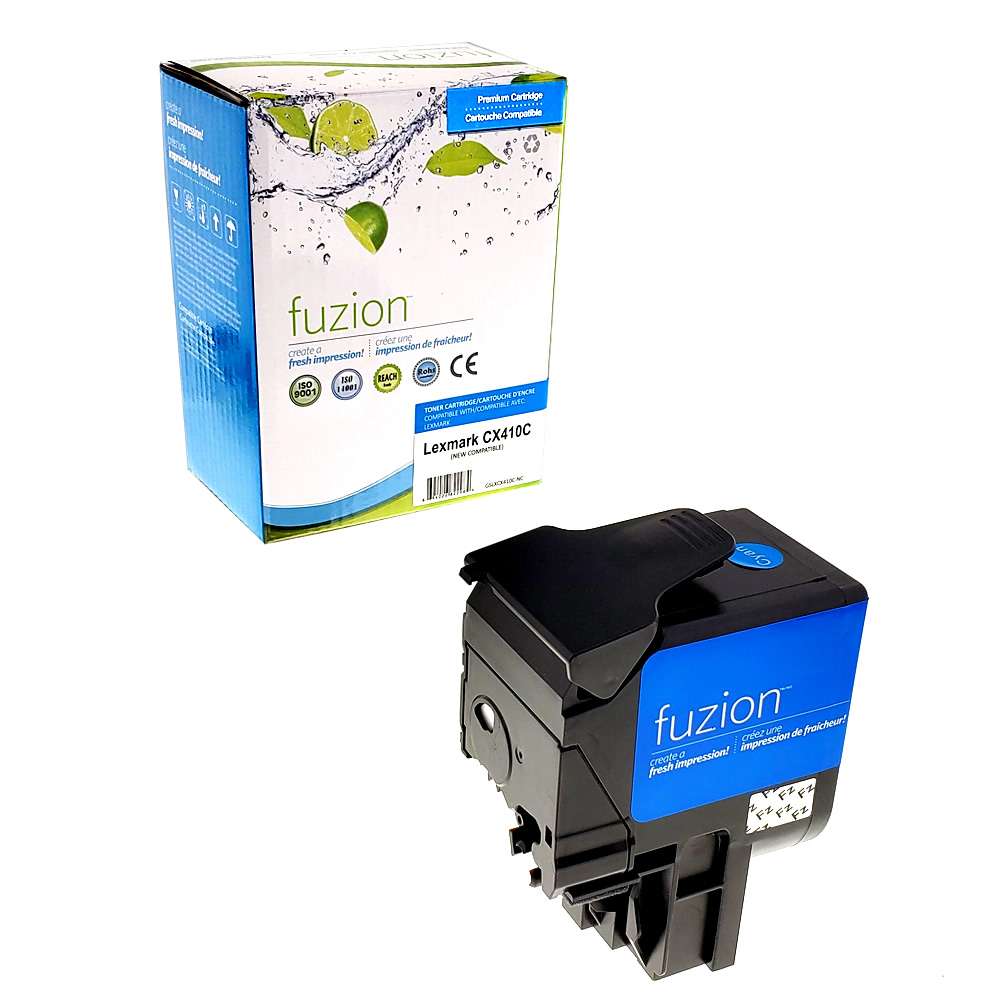 Lexmark 80C1HC0 Compatible Toner Cartridge High Yield - Cyan - Fuzion