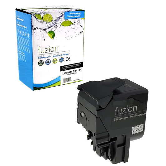 Lexmark 80C1HK0 Compatible Toner Cartridge High Yield - Black - Fuzion