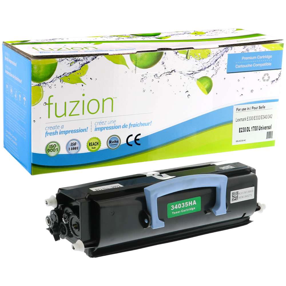 Lexmark 34035HA Compatible Toner Cartridge - Black - Fuzion