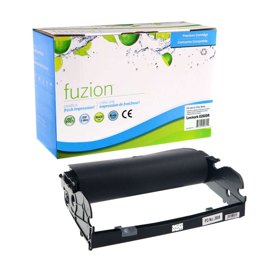 Lexmark E260X22G Compatible Drum Unit - Fuzion