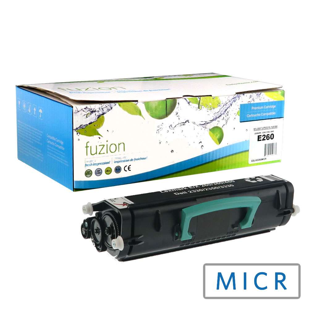 Lexmark E260A11A Remanufactured Remanufacturedufactured MICR Toner Cartridge - Fuzion