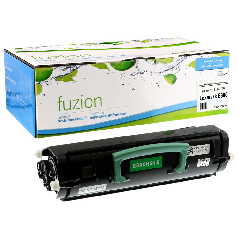 Lexmark E360H11A Compatible Toner Cartridge High Yield - Black - Fuzion
