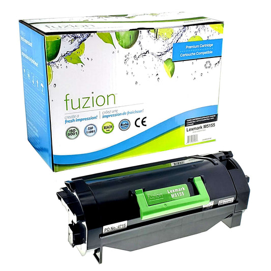 Lexmark 24B6015 Compatible Toner Cartridge - Black - Fuzion