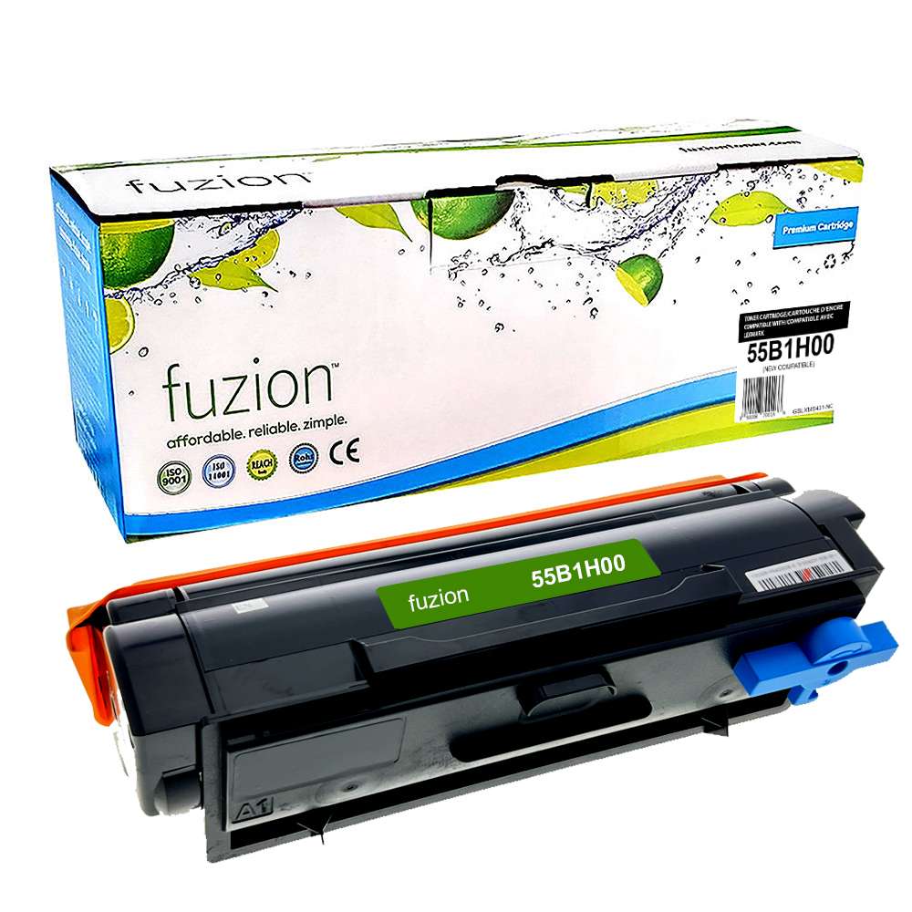 Lexmark 55B1H00 Compatible Toner Cartridge High Yield - Black - Fuzion