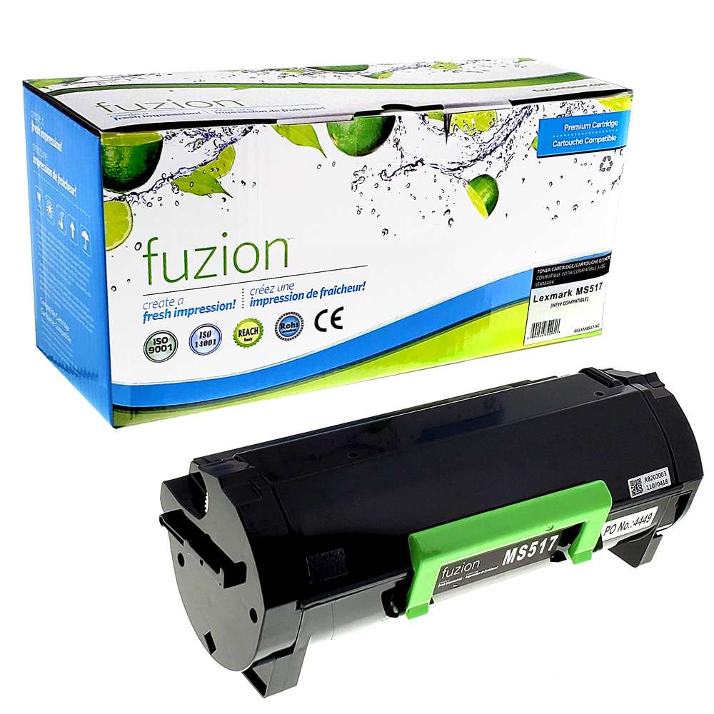 Lexmark 51B1X00 Compatible Toner Cartridge Extra High Yield - Black - Fuzion