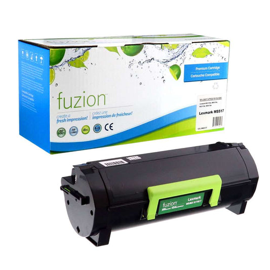 Lexmark 51B1X00 Remanufactured Toner Cartridge Extra High Yield - Black - Fuzion