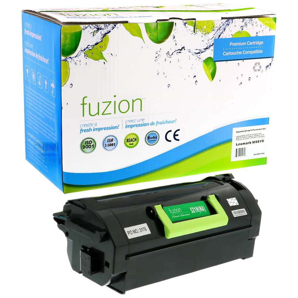 Lexmark 52D1H00 Compatible Toner Cartridge - Black - Fuzion