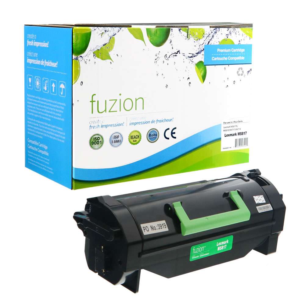 Lexmark 53B1H00 Compatible Toner Cartridge - Black - Fuzion