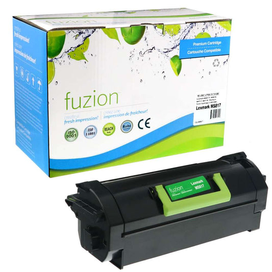 Lexmark 53B1H00 Remanufactured Toner Cartridge - Black - Fuzion