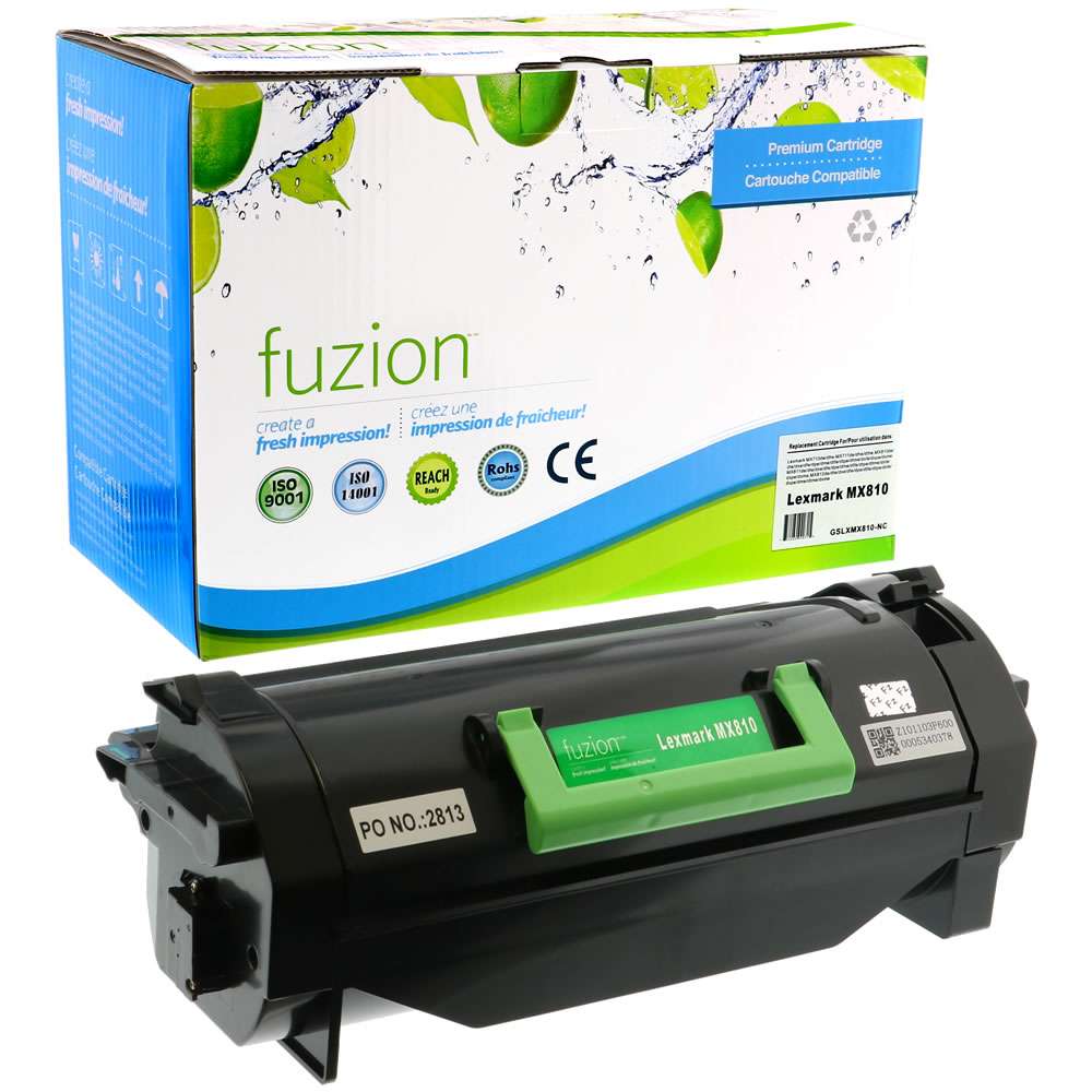 Lexmark 62D1H00 Compatible Toner Cartridge - Black - Fuzion