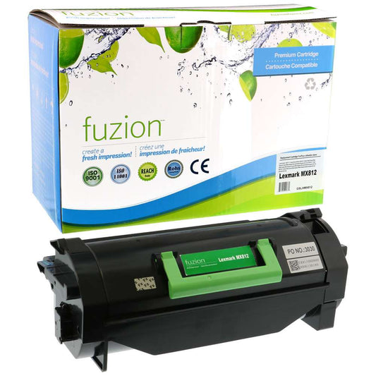 Lexmark 62D1X00 Remanufactured Toner Cartridge - Black - Fuzion