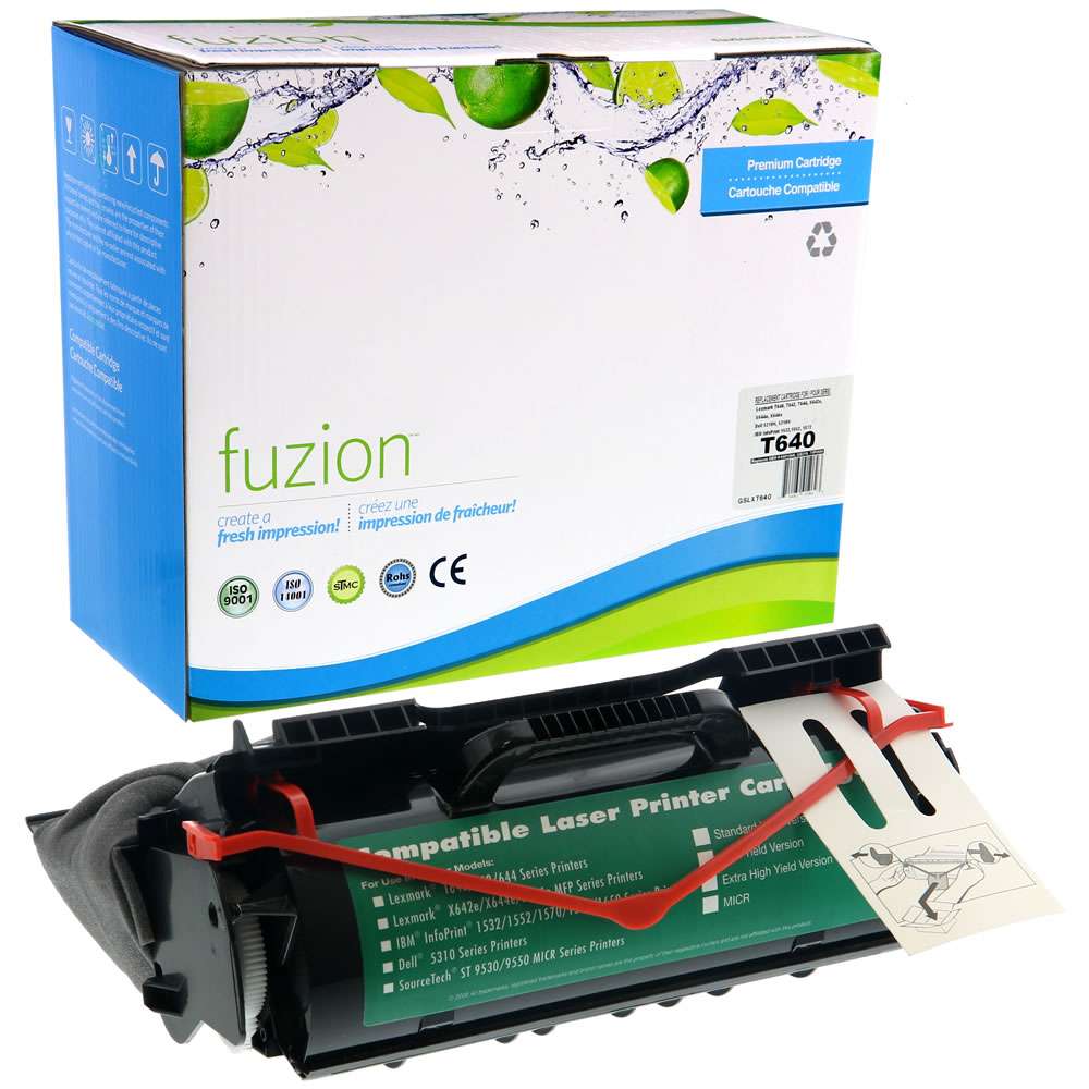 Lexmark 64035HA Remanufactured Toner Cartridge - Black - Fuzion
