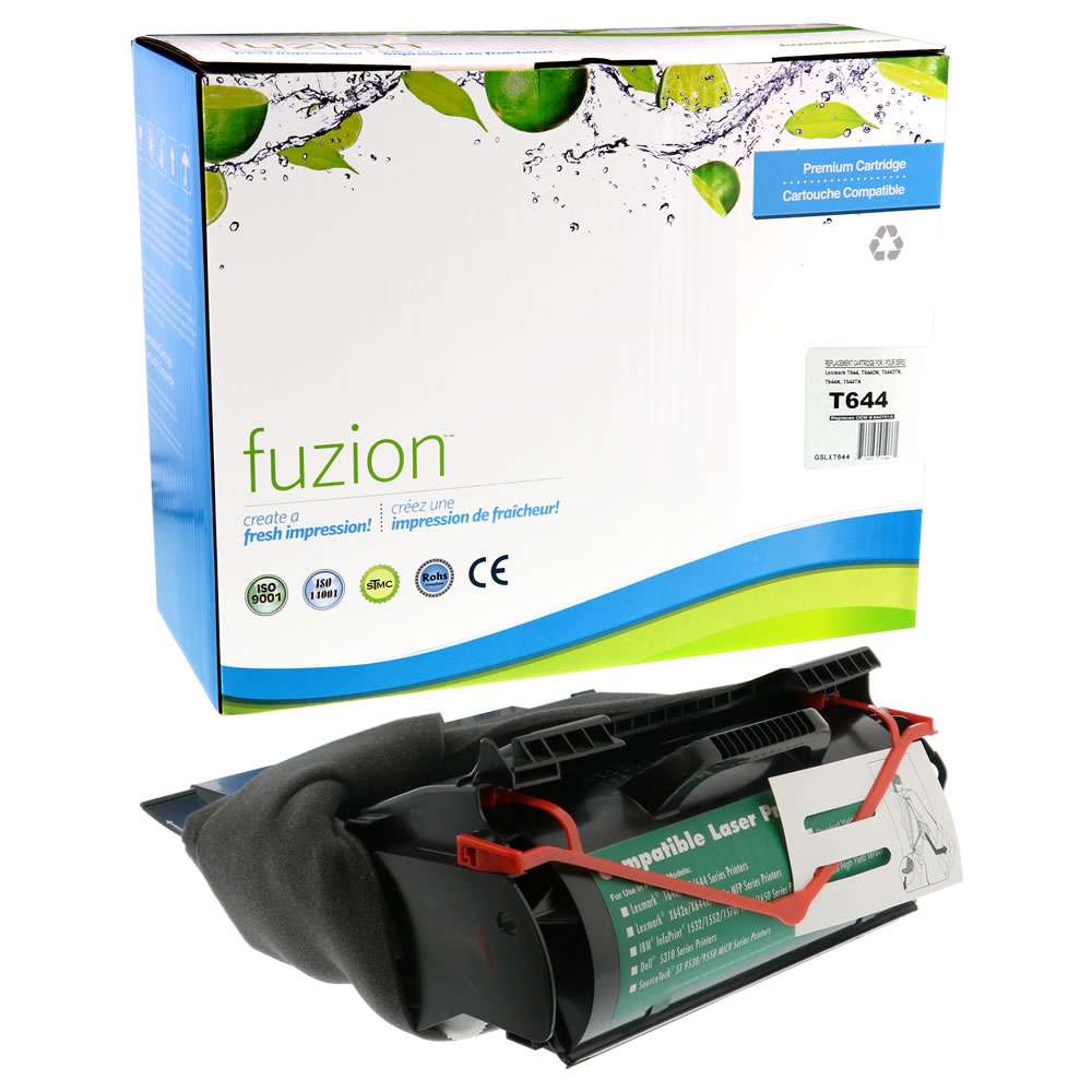 Lexmark 64415XA Remanufactured Toner Cartridge High Yield - Black - Fuzion