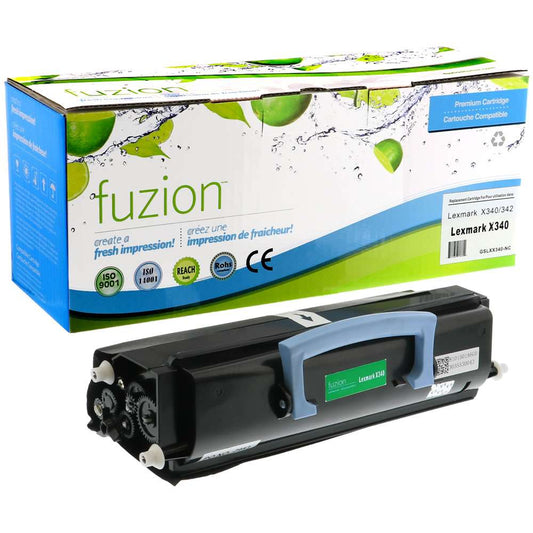 Lexmark X340A11G Compatible Toner Cartridge - Black - Fuzion