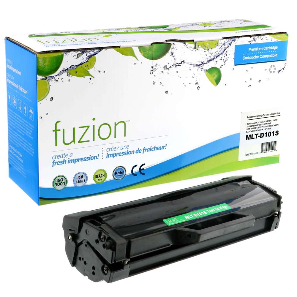 Samsung MLT-D101S Compatible Toner Cartridge - Black - Fuzion