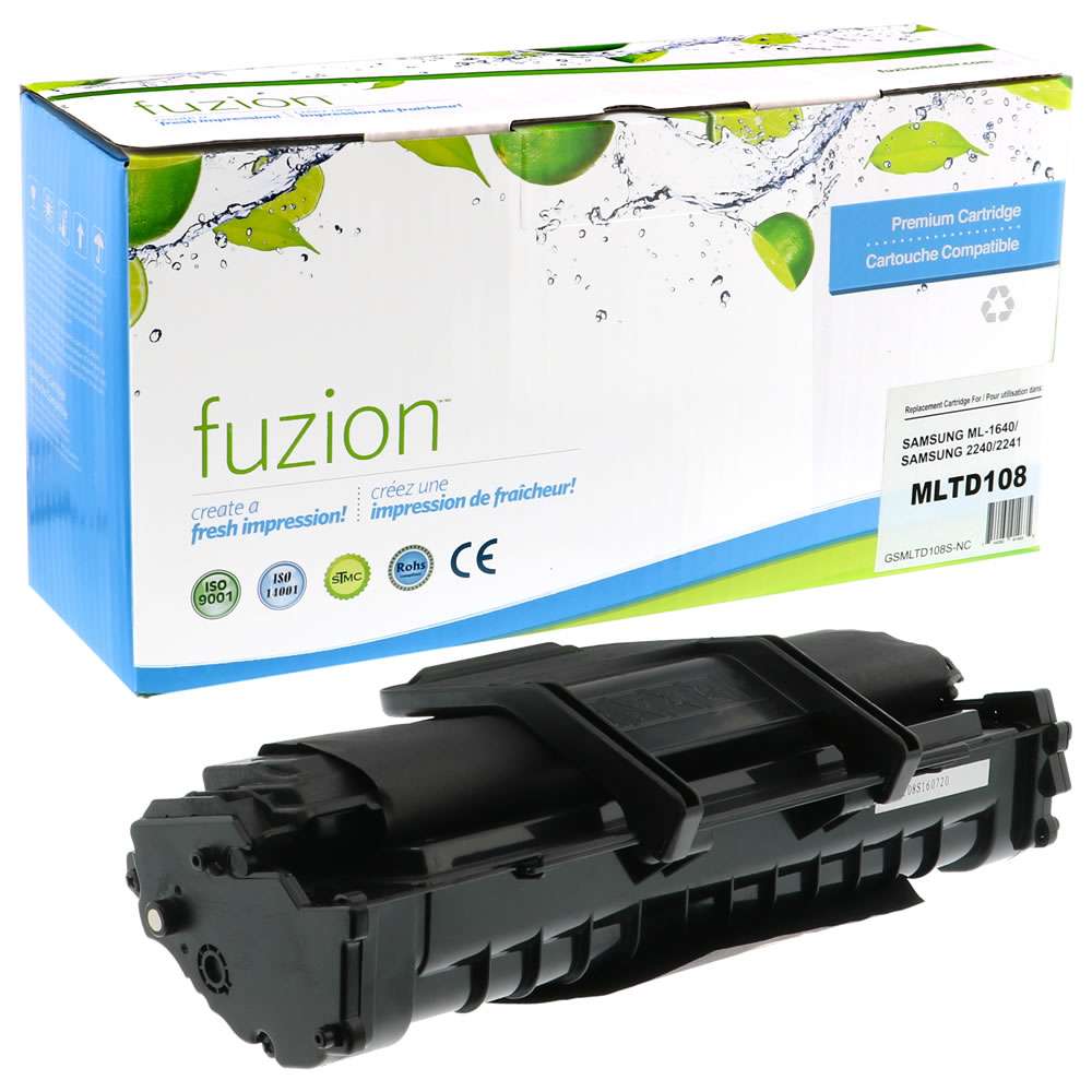 Samsung MLT-D108S Compatible Toner Cartridge - Black - Fuzion