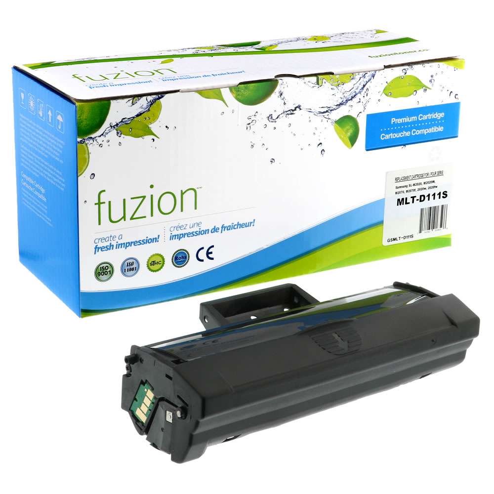 Samsung MLT-D111S Compatible Toner Cartridge - Black - Fuzion
