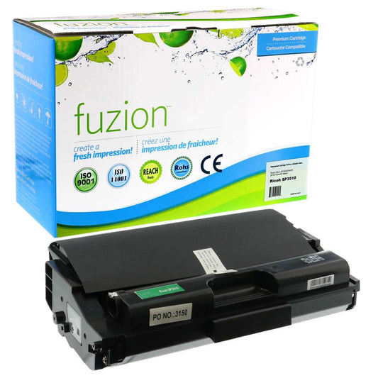 Ricoh 406989 Compatible Toner Cartridge - Black - Fuzion
