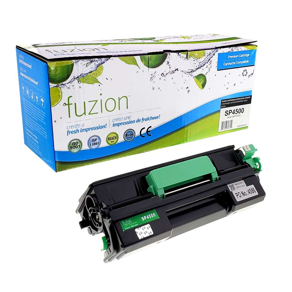 Ricoh 407319 Compatible Toner Cartridge - Black - Fuzion