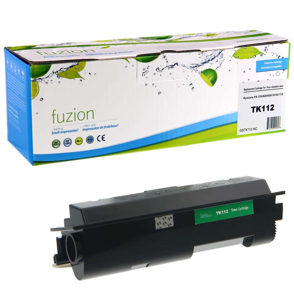 Kyocera Mita TK-112 Compatible Toner Cartridge - Black - Fuzion