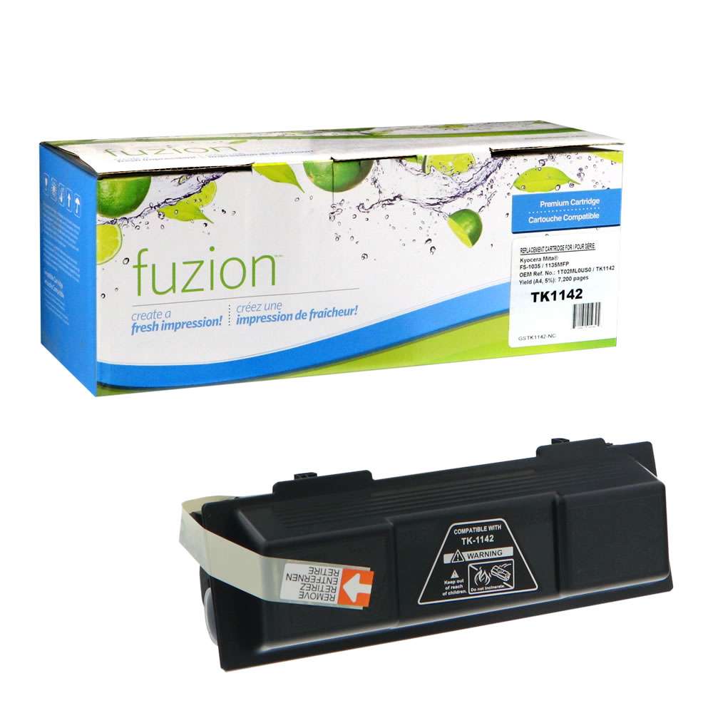 Kyocera Mita TK-1142 Compatible Toner Cartridge - Black - Fuzion